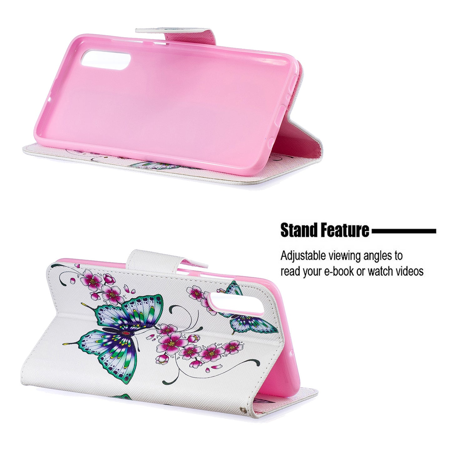 For Samsung Galaxy A70 Pattern Printing Leather Stand Wallet Case