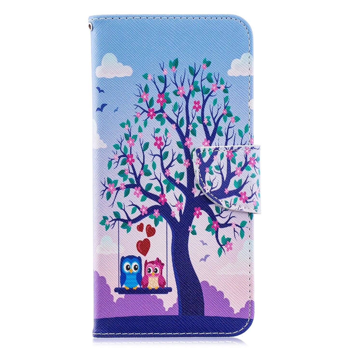 For Samsung Galaxy A70 Pattern Printing Leather Stand Wallet Case