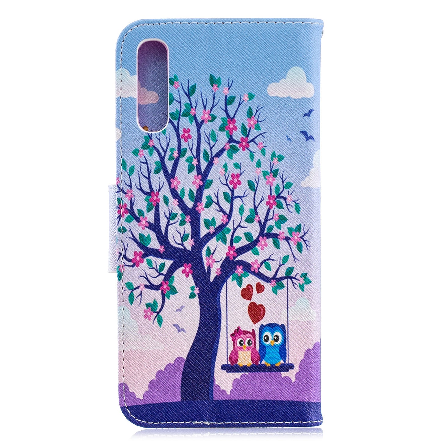 For Samsung Galaxy A70 Pattern Printing Leather Stand Wallet Case