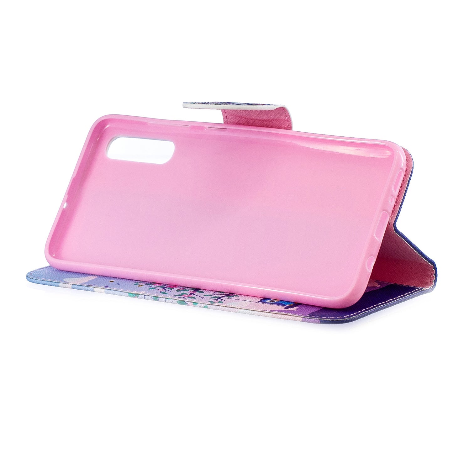 For Samsung Galaxy A70 Pattern Printing Leather Stand Wallet Case