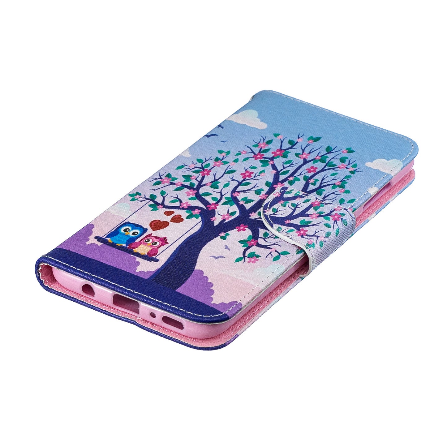 For Samsung Galaxy A70 Pattern Printing Leather Stand Wallet Case
