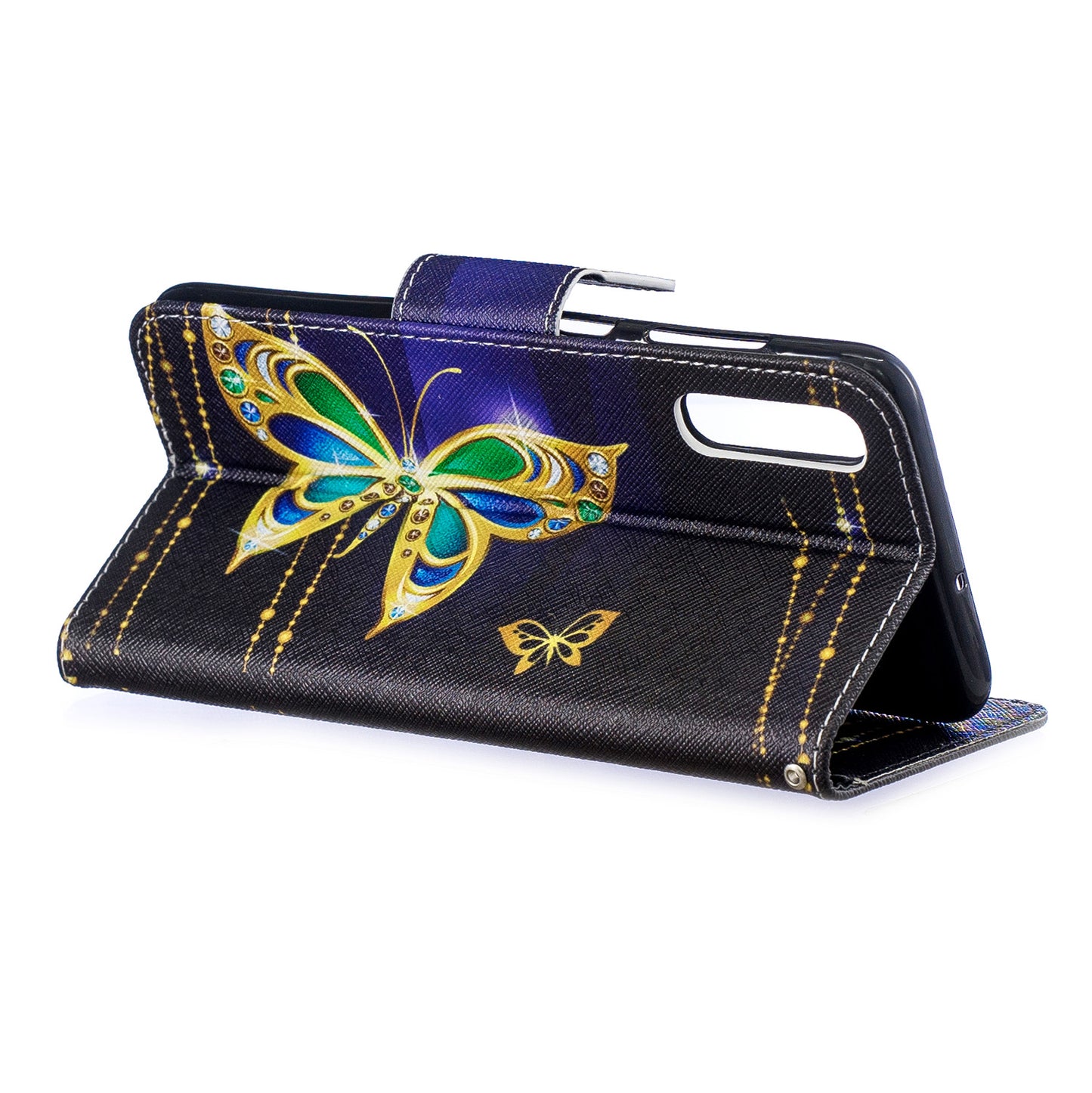 For Samsung Galaxy A70 Pattern Printing Leather Stand Wallet Case