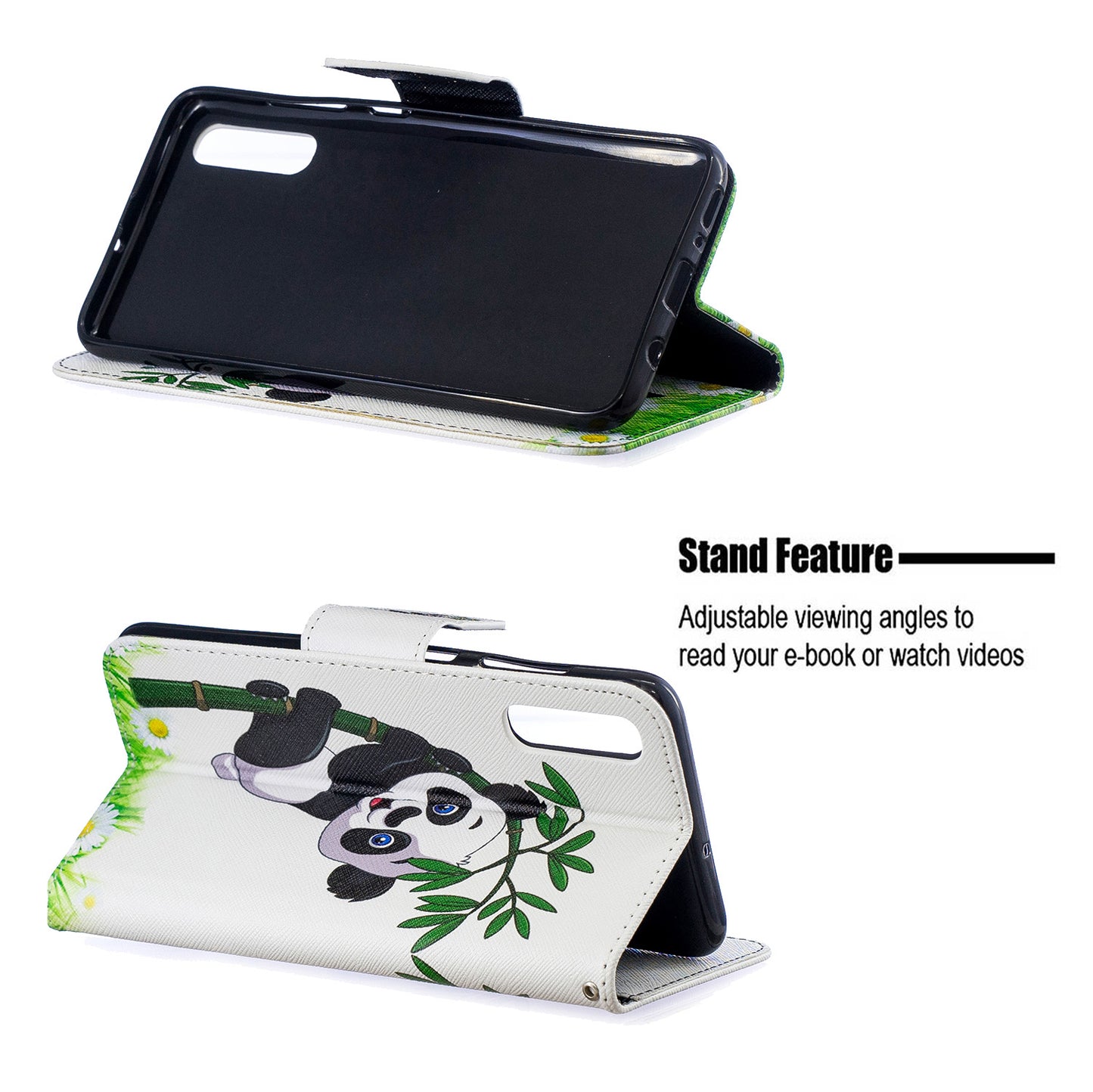 For Samsung Galaxy A70 Pattern Printing Leather Stand Wallet Case