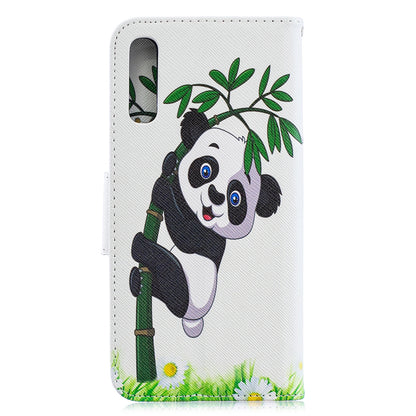 For Samsung Galaxy A70 Pattern Printing Leather Stand Wallet Case