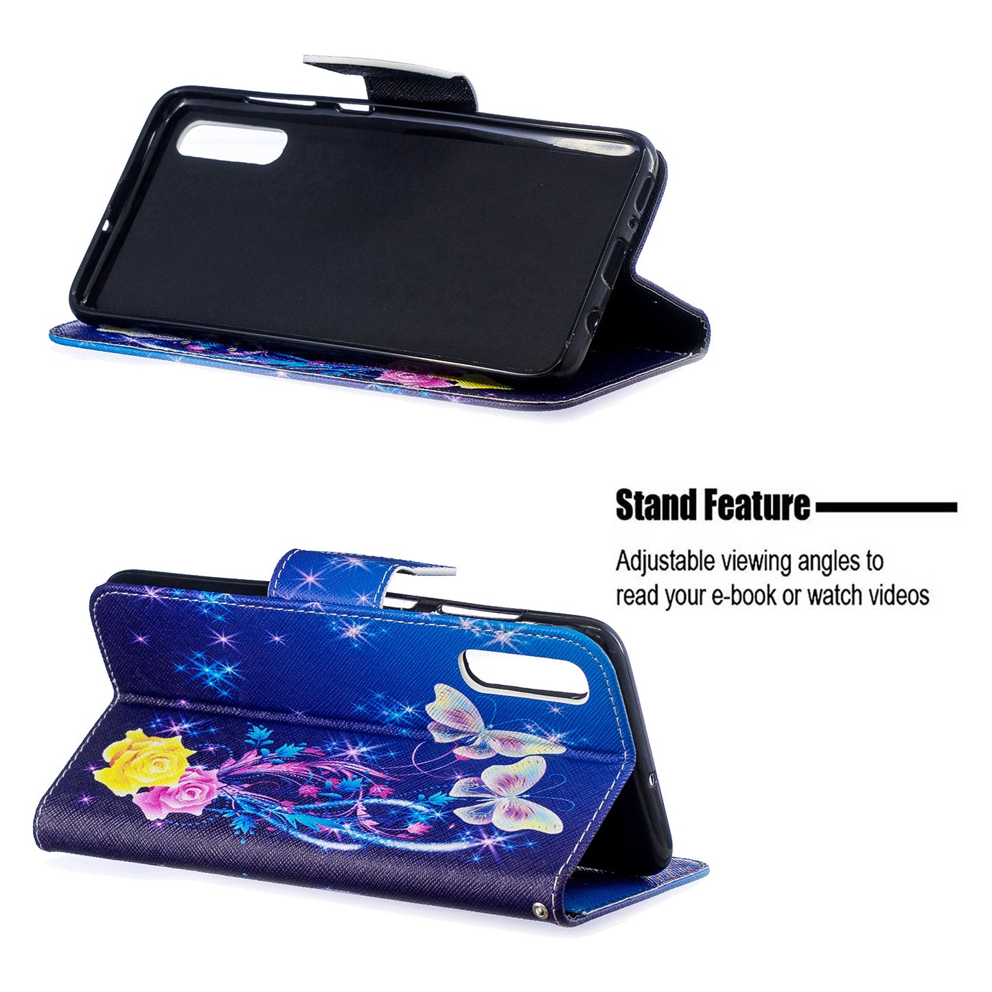 For Samsung Galaxy A70 Pattern Printing Leather Stand Wallet Case