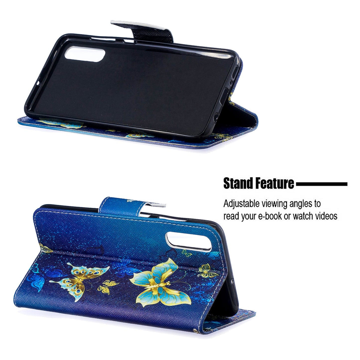 For Samsung Galaxy A70 Pattern Printing Leather Stand Wallet Case