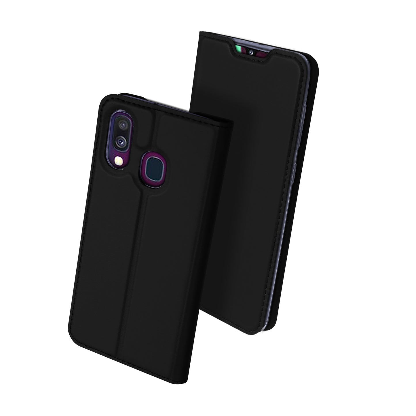 DUX DUCIS Skin Pro Series Foldable Supporting Stand Leather Flip Leather Phone Cover Case for Samsung Galaxy A40