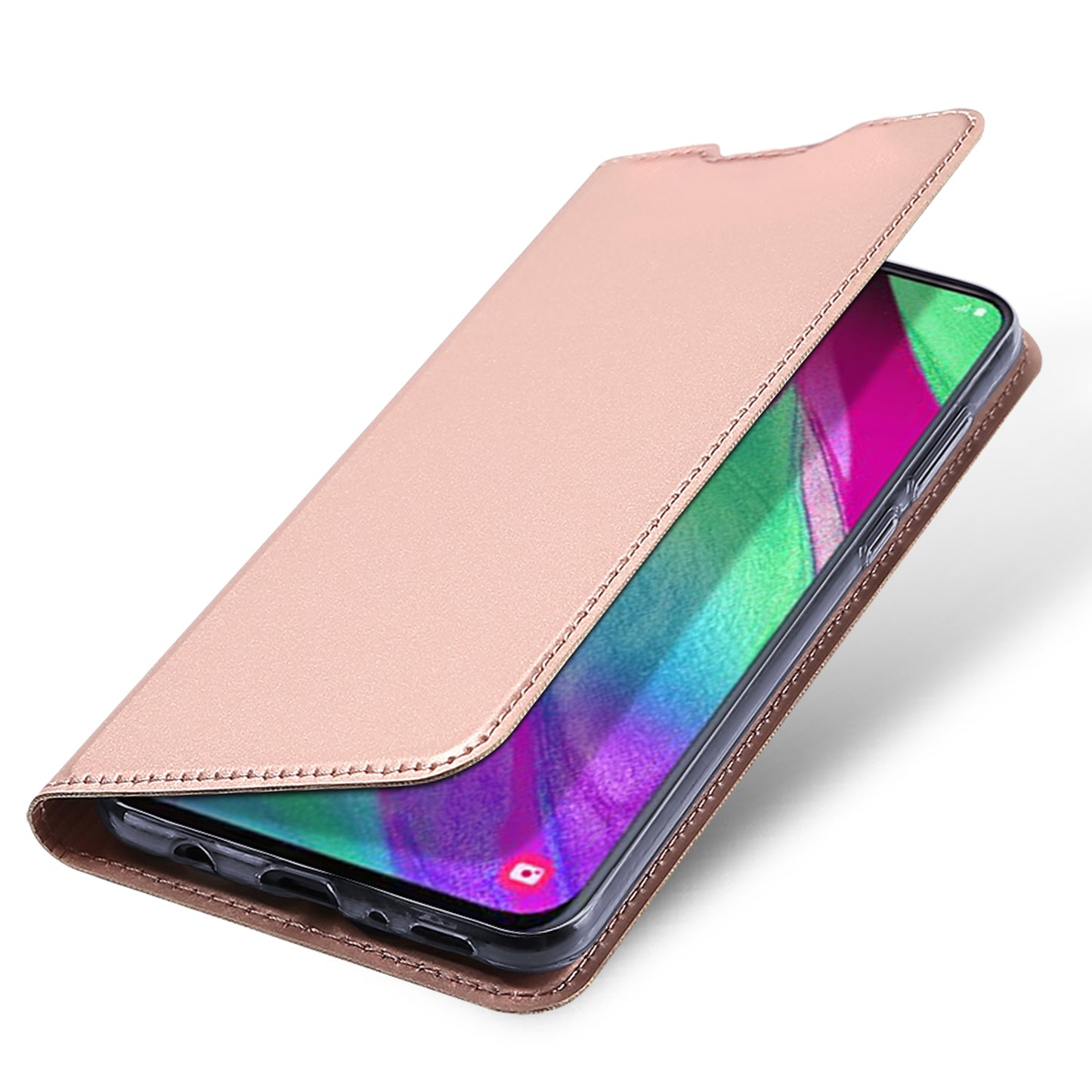 DUX DUCIS Skin Pro Series Foldable Supporting Stand Leather Flip Leather Phone Cover Case for Samsung Galaxy A40