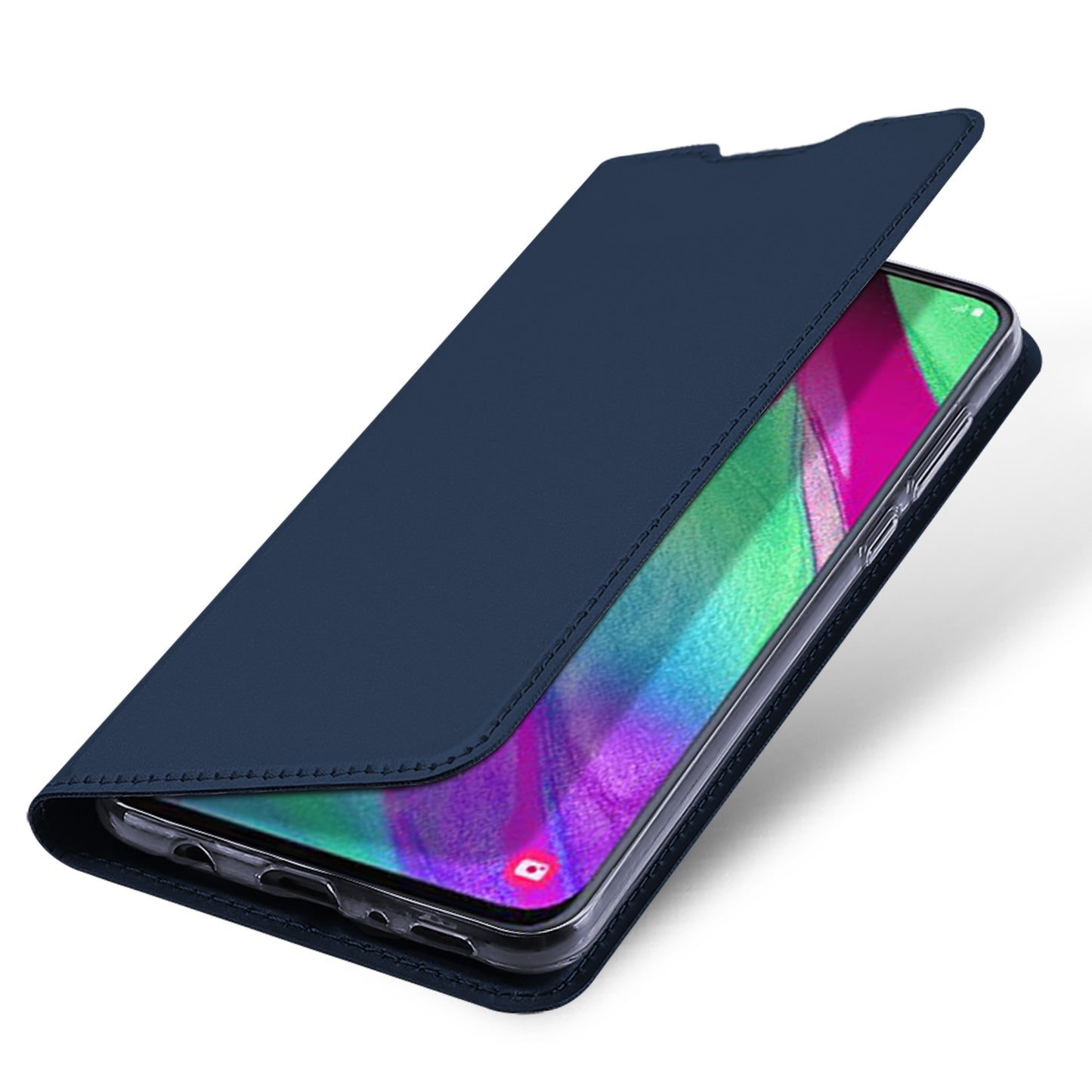 DUX DUCIS Skin Pro Series Foldable Supporting Stand Leather Flip Leather Phone Cover Case for Samsung Galaxy A40