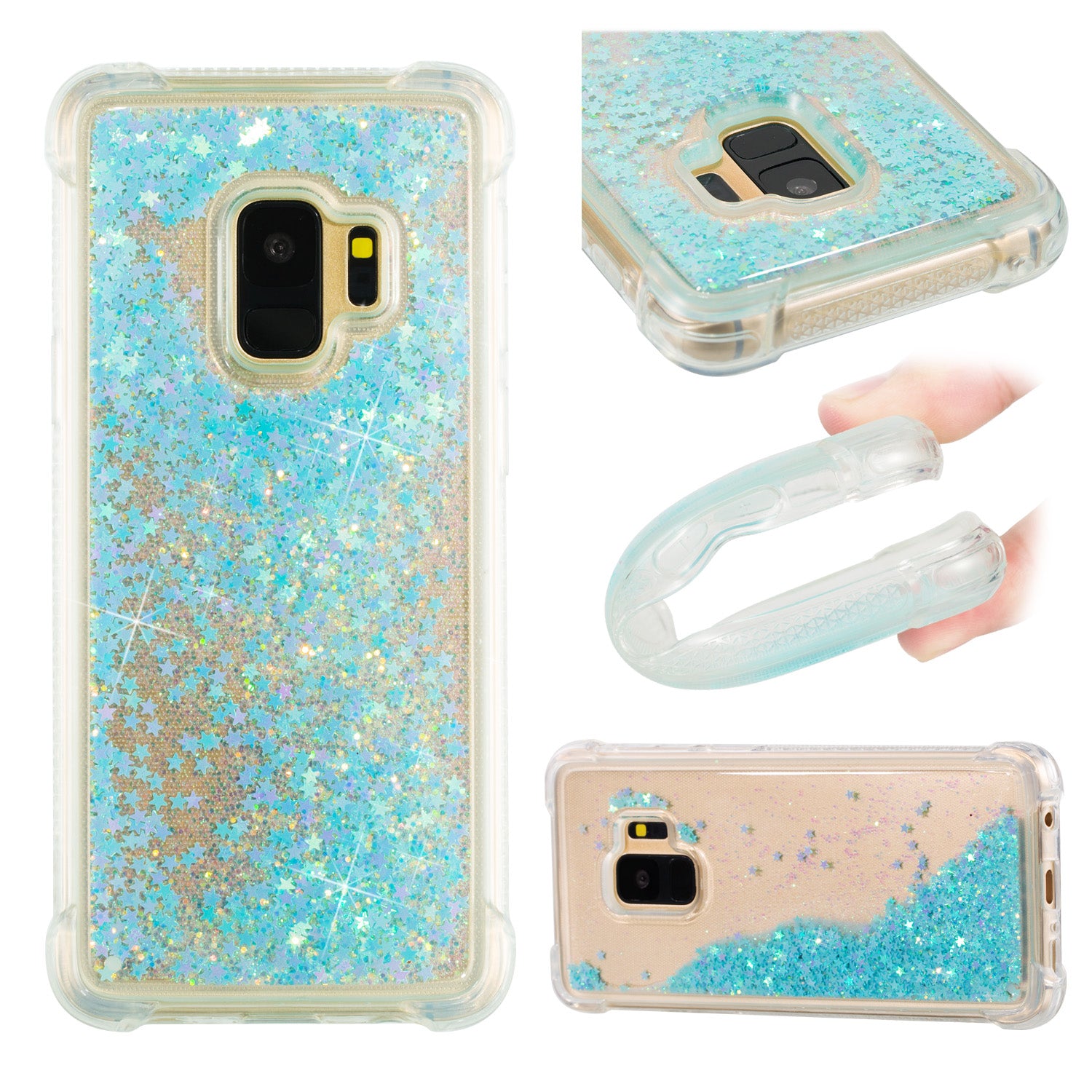 Dynamic Quicksand Shock-absorbing TPU Shell for Samsung Galaxy S9 SM-G960