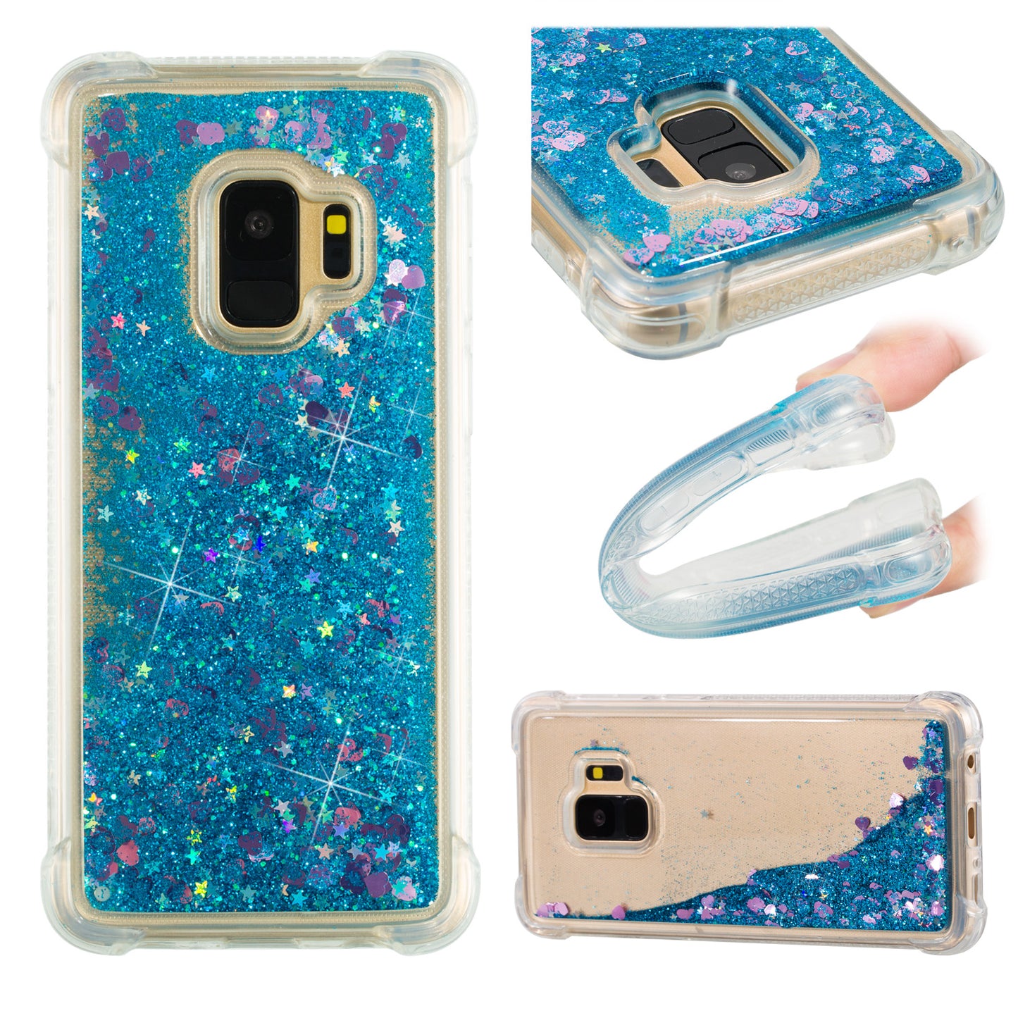 Dynamic Quicksand Shock-absorbing TPU Shell for Samsung Galaxy S9 SM-G960