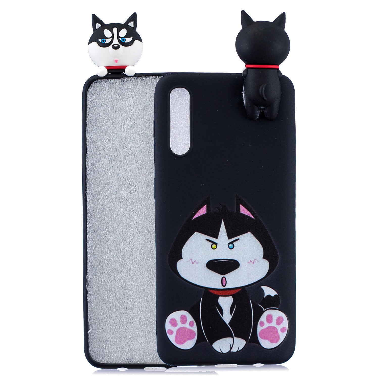 [3D Animal Doll] Pattern Printing TPU Back Case for Samsung Galaxy A50 / A50s / A30s