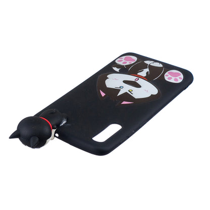 [3D Animal Doll] Pattern Printing TPU Back Case for Samsung Galaxy A50 / A50s / A30s