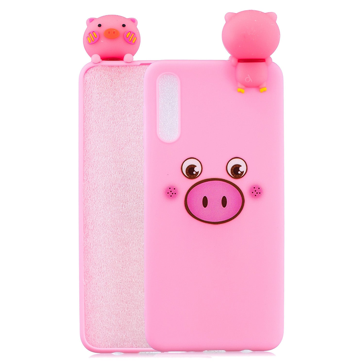 [3D Animal Doll] Pattern Printing TPU Back Case for Samsung Galaxy A50 / A50s / A30s