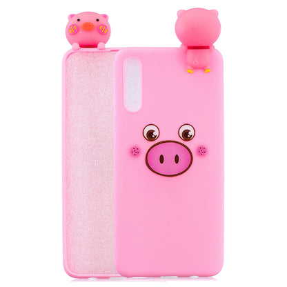 [3D Animal Doll] Pattern Printing TPU Back Case for Samsung Galaxy A50 / A50s / A30s