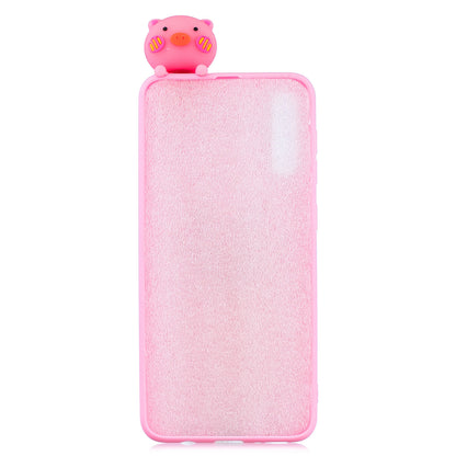 [3D Animal Doll] Pattern Printing TPU Back Case for Samsung Galaxy A50 / A50s / A30s