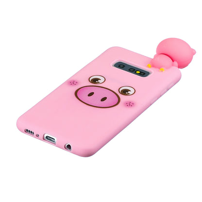 [3D Animal Doll] Pattern Printing TPU Gel Mobile Shell for Samsung Galaxy S10e