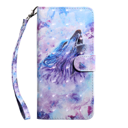 Light Spot Decor Patterned Leather Wallet Case for Samsung Galaxy A40