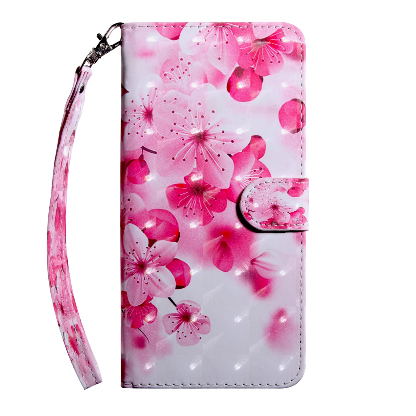 Light Spot Decor Patterned Leather Wallet Case for Samsung Galaxy A40