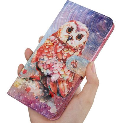 Light Spot Decor Patterned Leather Wallet Case for Samsung Galaxy A40