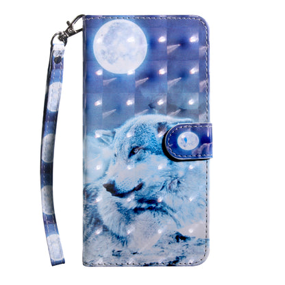 Light Spot Decor Patterned Leather Wallet Case for Samsung Galaxy A40