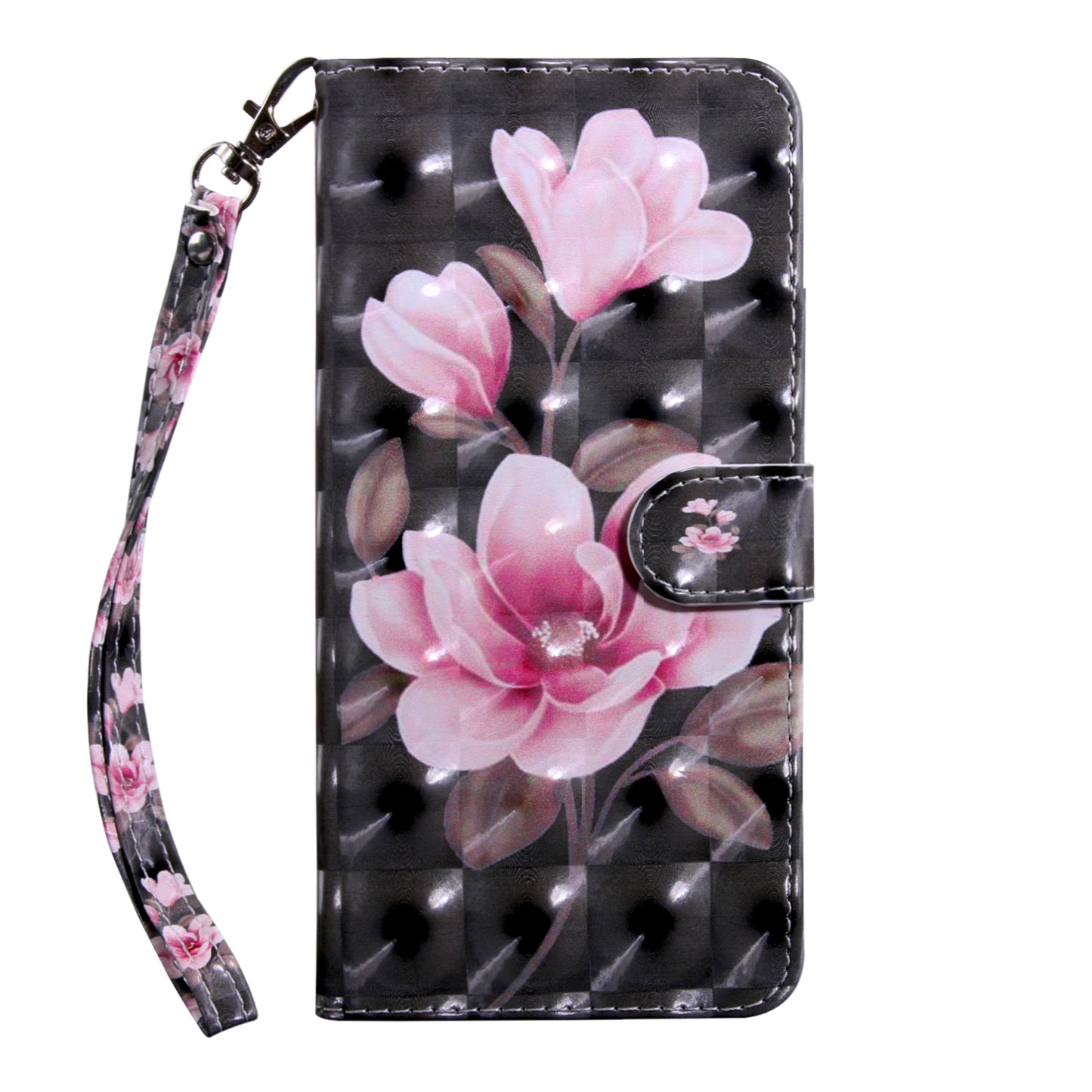 Light Spot Decor Patterned Leather Wallet Case for Samsung Galaxy A40