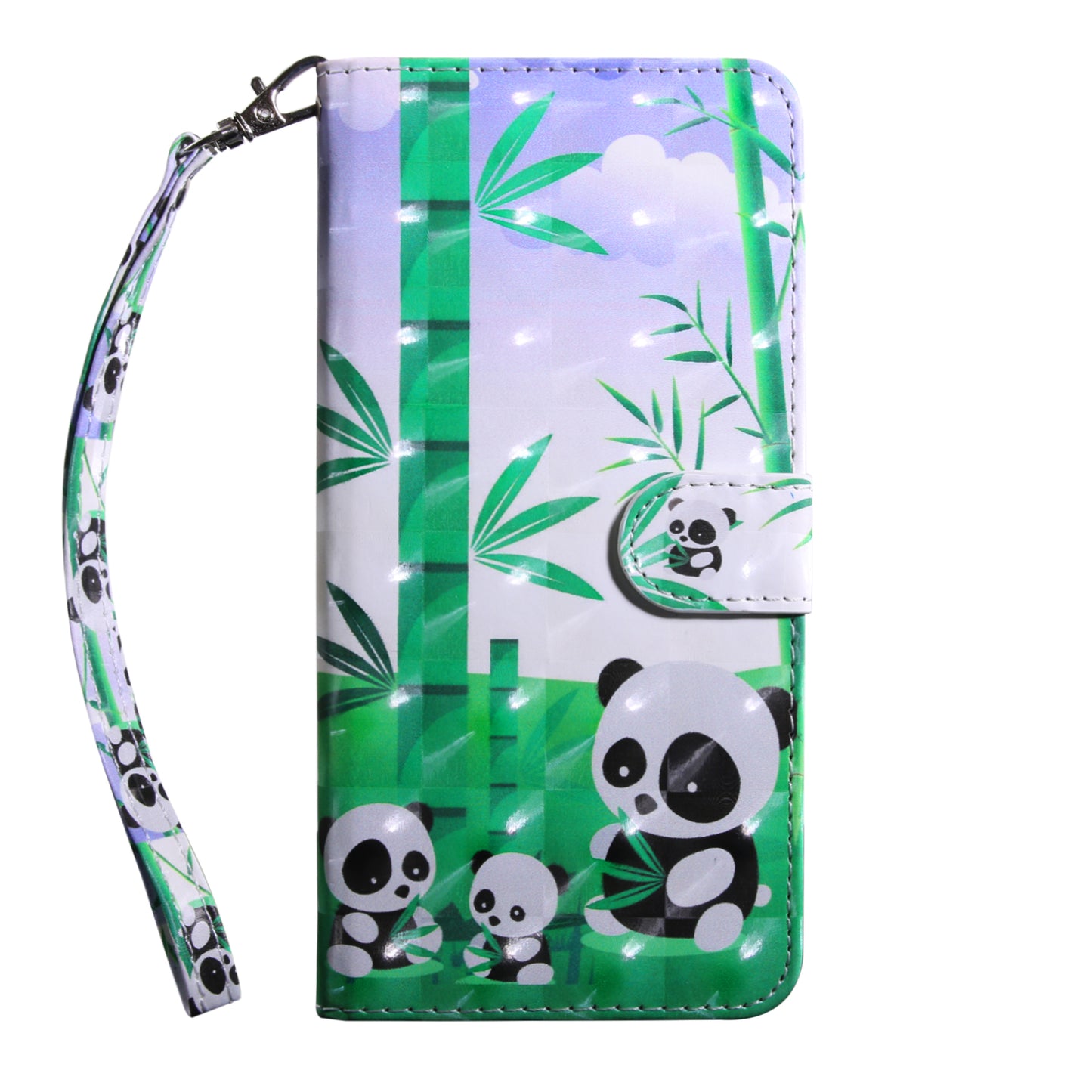 Light Spot Decor Patterned Leather Wallet Case for Samsung Galaxy A40