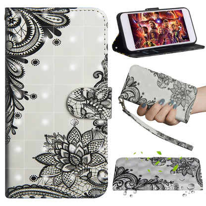 Light Spot Decor Patterned Leather Wallet Case for Samsung Galaxy A50 / A50s / A30s