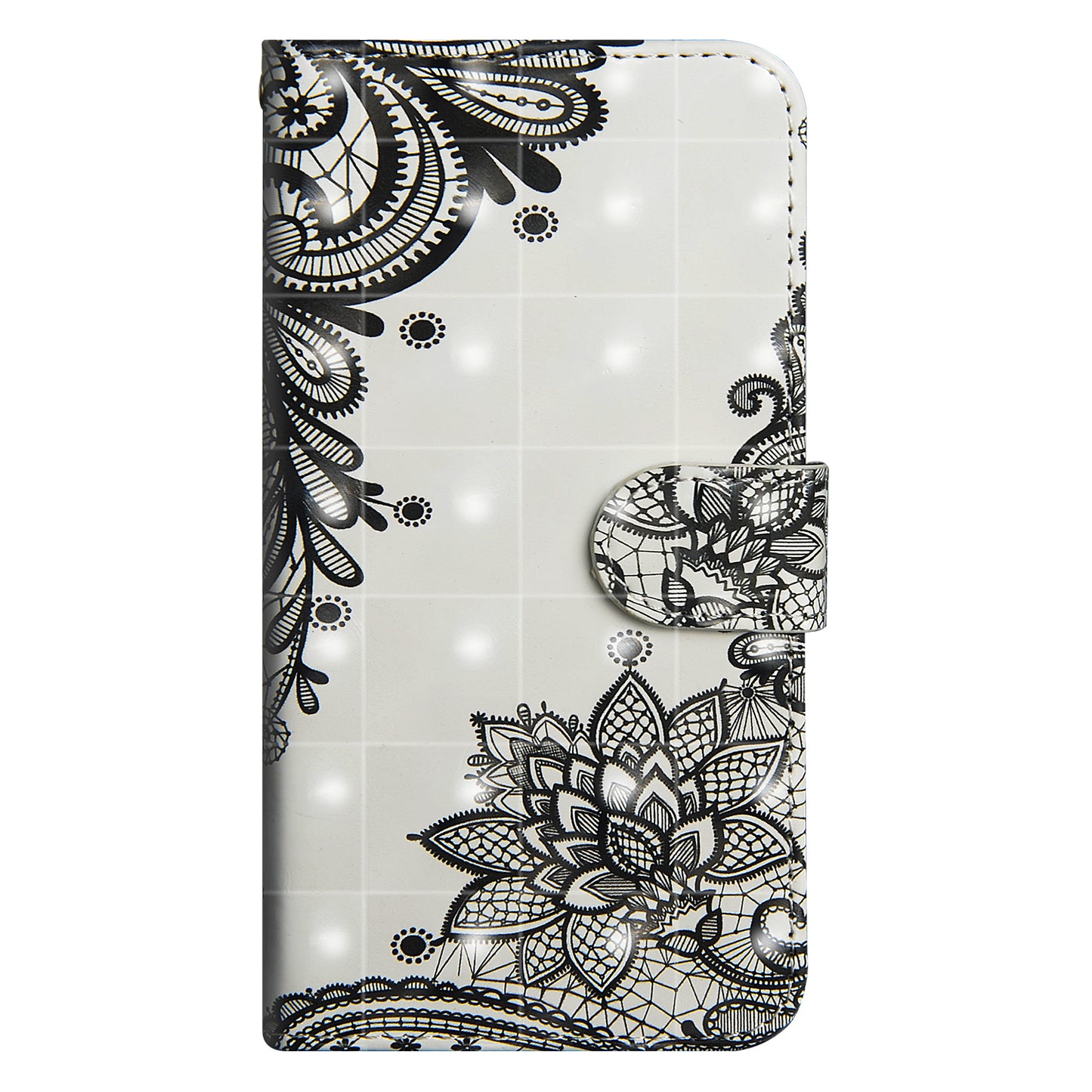 Light Spot Decor Patterned Leather Wallet Case for Samsung Galaxy A50 / A50s / A30s