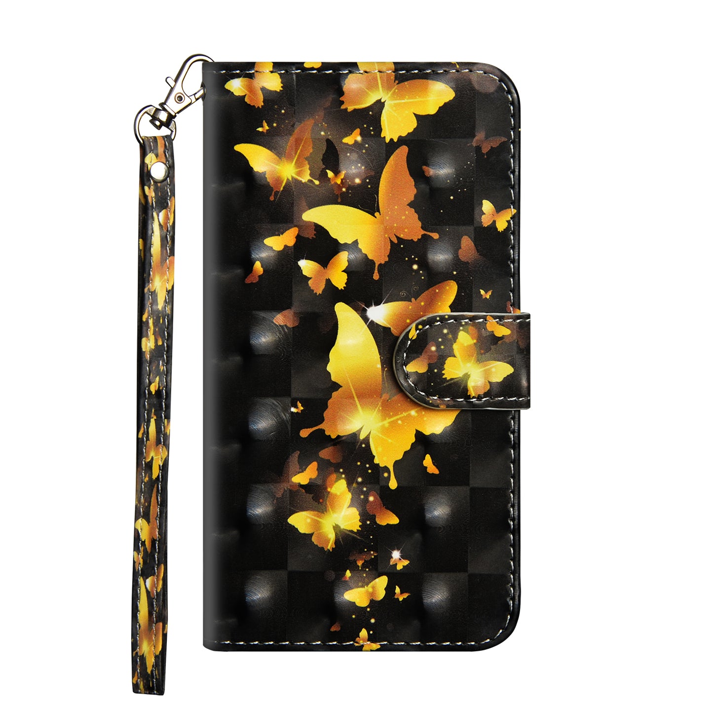 Light Spot Decor Patterned Leather Wallet Case for Samsung Galaxy A50 / A50s / A30s