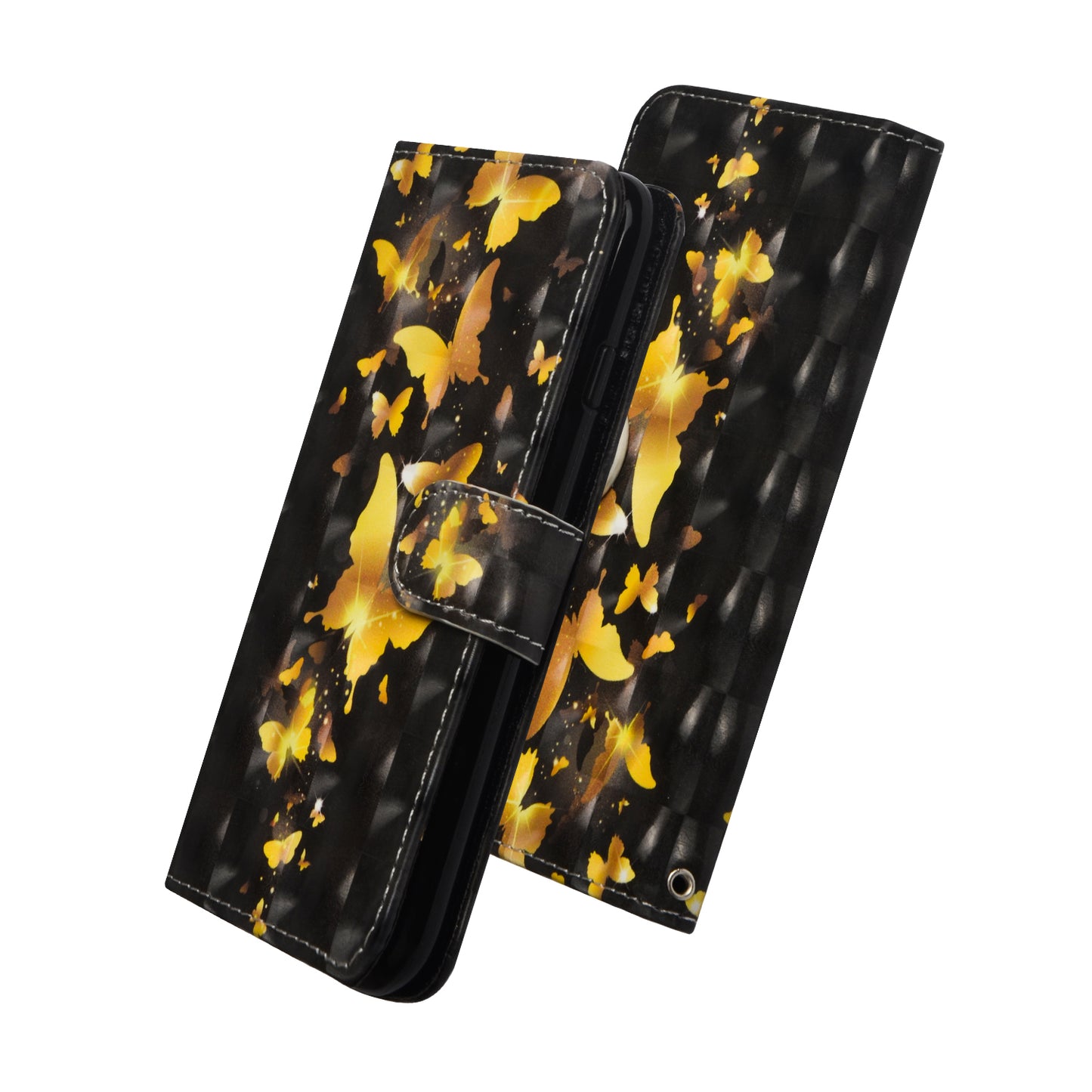Light Spot Decor Patterned Leather Wallet Case for Samsung Galaxy A50 / A50s / A30s
