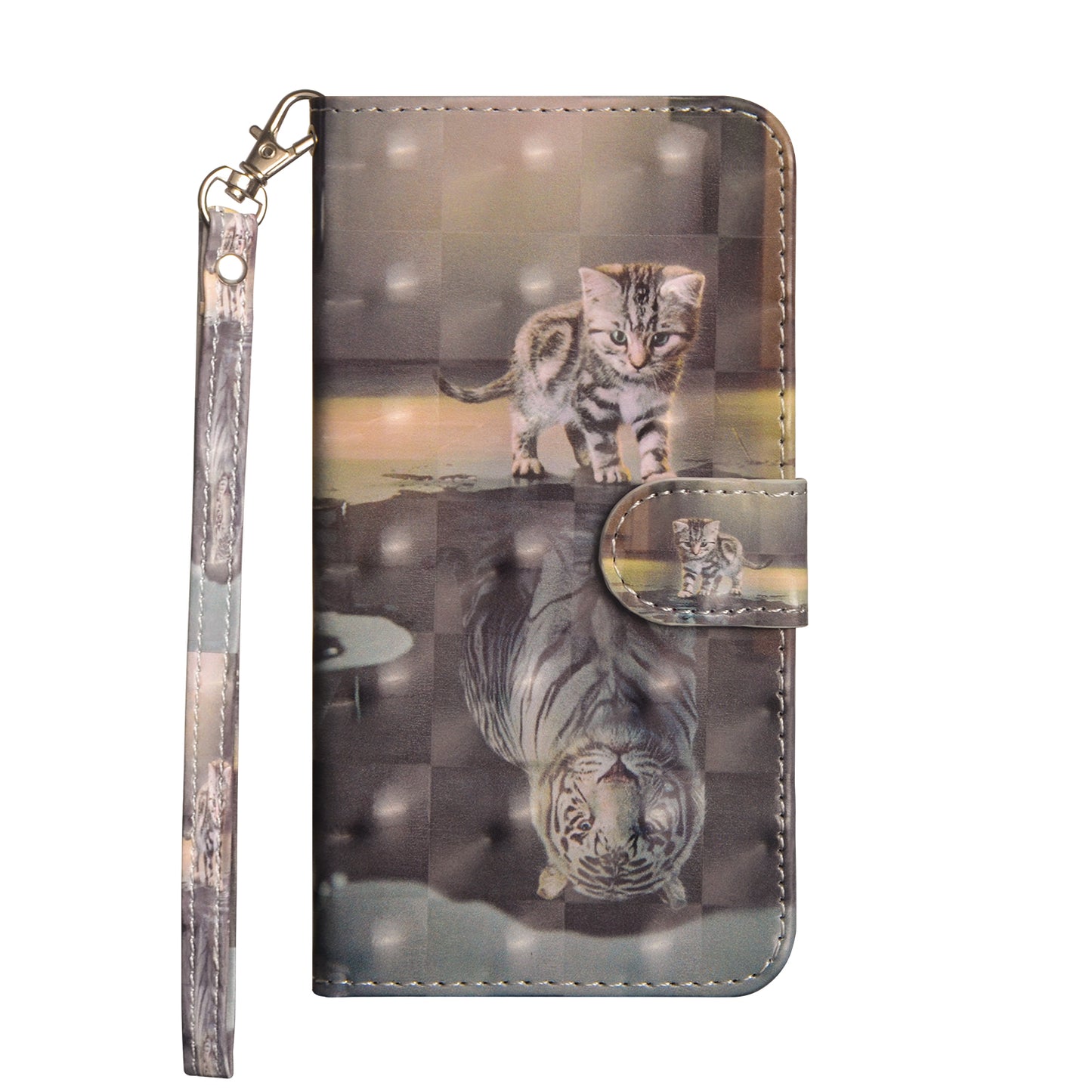 Light Spot Decor Patterned Leather Wallet Case for Samsung Galaxy A50 / A50s / A30s