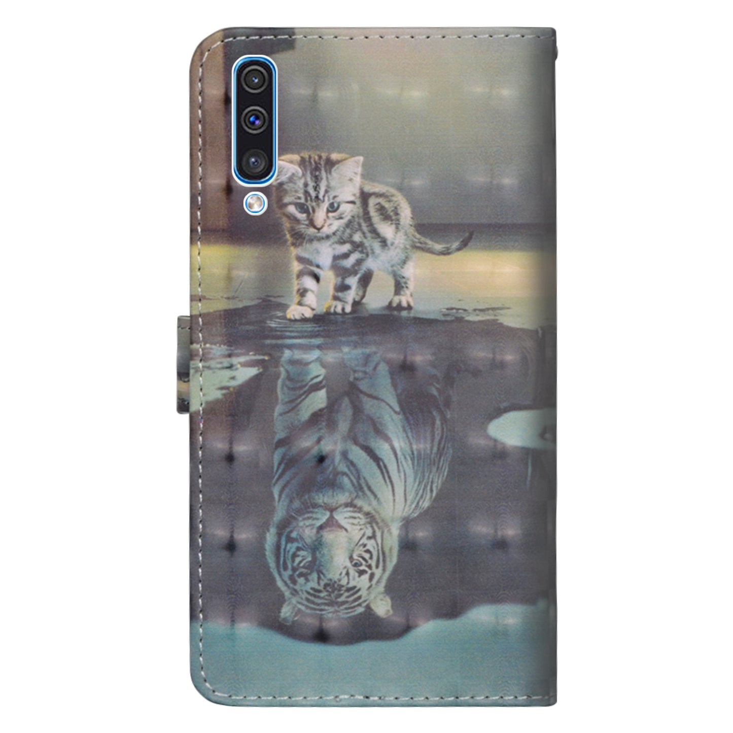 Light Spot Decor Patterned Leather Wallet Case for Samsung Galaxy A50 / A50s / A30s