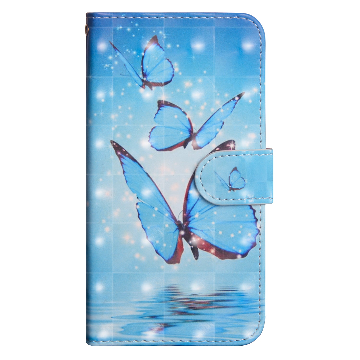Light Spot Decor Patterned Leather Wallet Case for Samsung Galaxy A50 / A50s / A30s