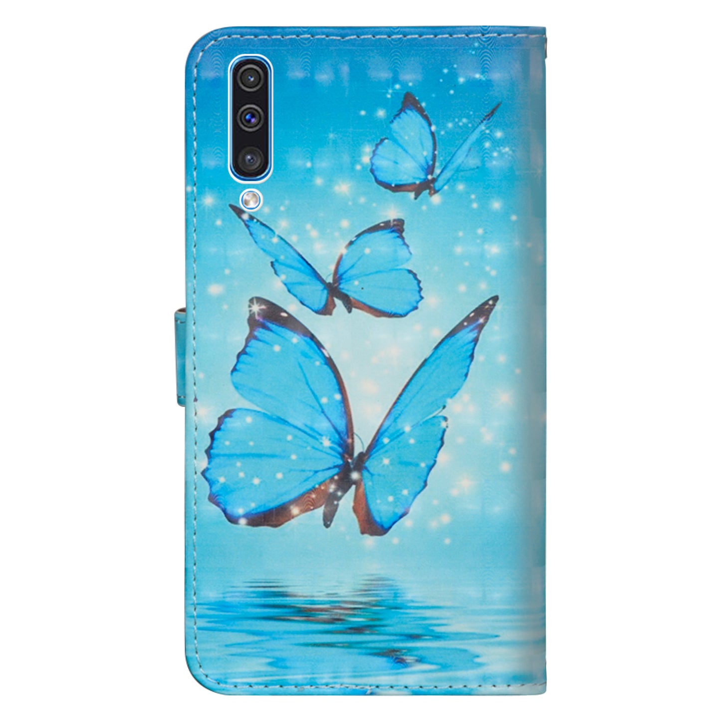 Light Spot Decor Patterned Leather Wallet Case for Samsung Galaxy A50 / A50s / A30s