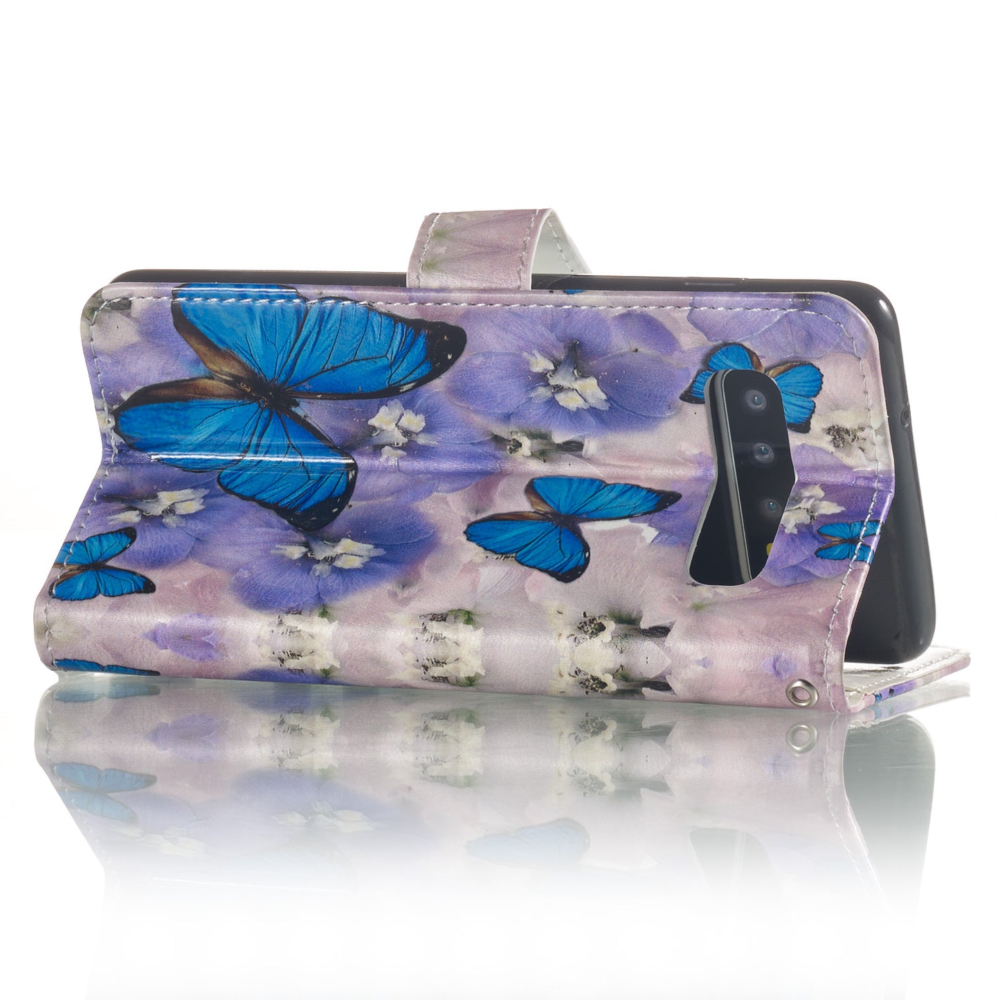 For Samsung Galaxy S10 Embossment Patterned Leather Wallet Phone Cover