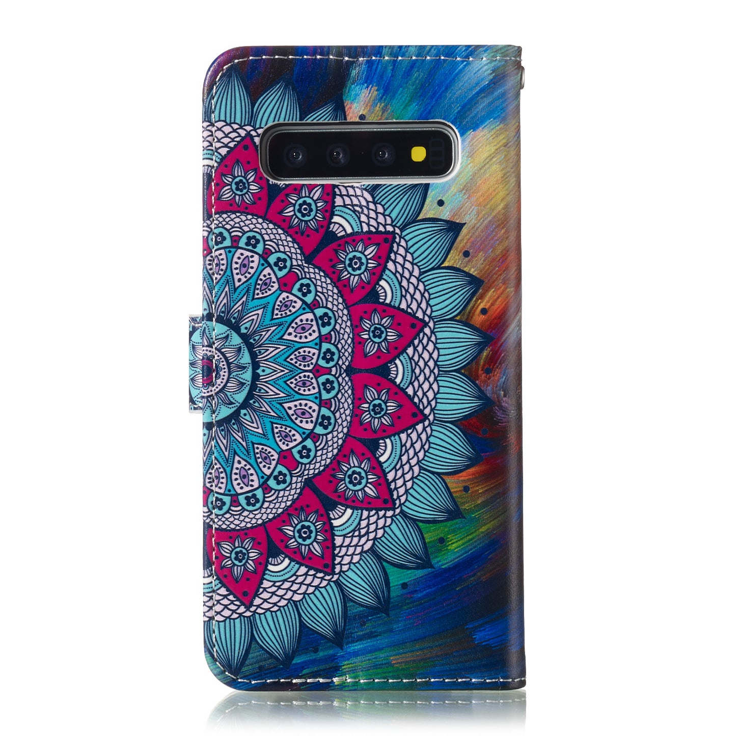 For Samsung Galaxy S10 Embossment Patterned Leather Wallet Phone Cover