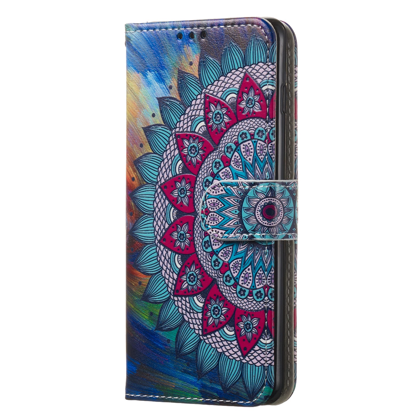 For Samsung Galaxy S10 Embossment Patterned Leather Wallet Phone Cover