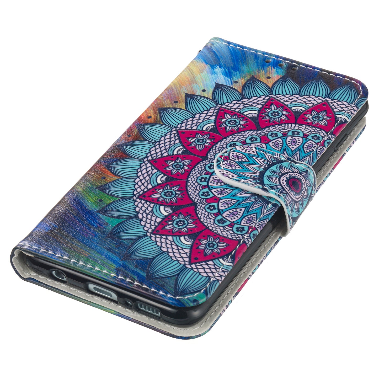 For Samsung Galaxy S10 Embossment Patterned Leather Wallet Phone Cover