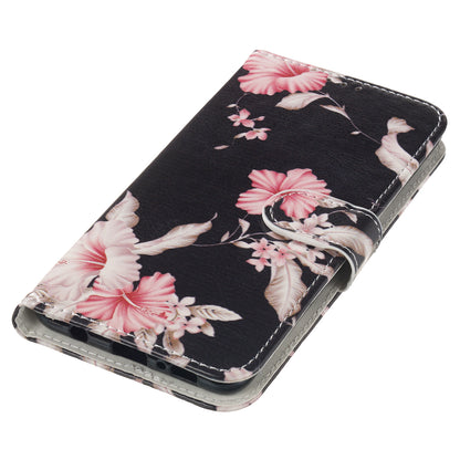 Pattern Printing PU Leather Wallet Case for Samsung Galaxy S10 Plus