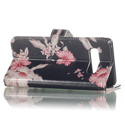 Pattern Printing PU Leather Wallet Case for Samsung Galaxy S10 Plus