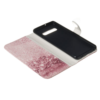 Pattern Printing PU Leather Wallet Case for Samsung Galaxy S10 Plus