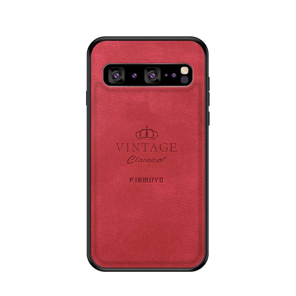 PINWUYO Honorable Series PU Leather Coated PC + TPU Hybrid Case for Samsung Galaxy S10 5G