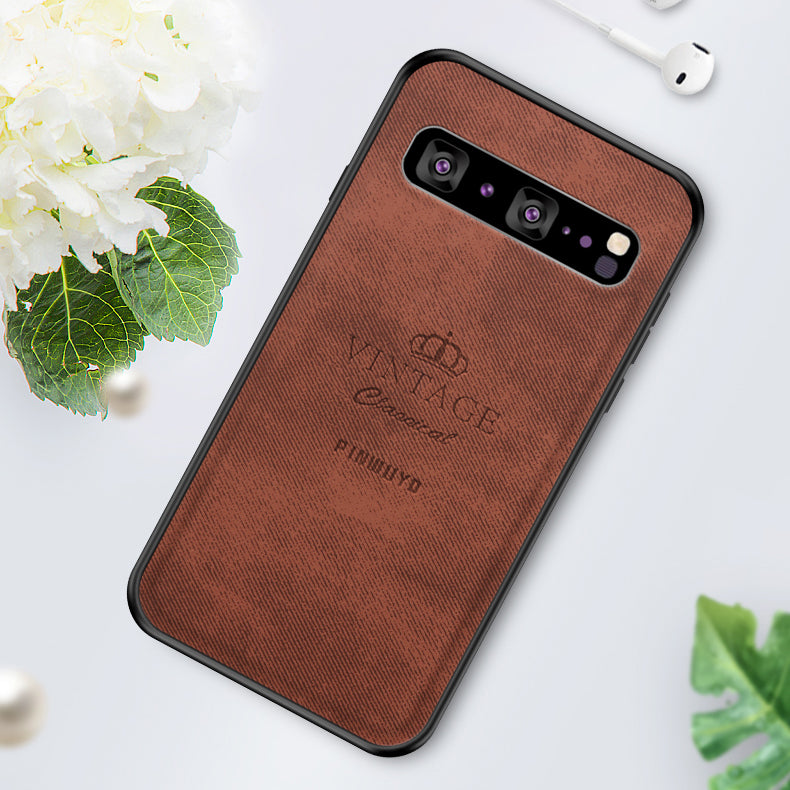 PINWUYO Honorable Series PU Leather Coated PC + TPU Hybrid Case for Samsung Galaxy S10 5G