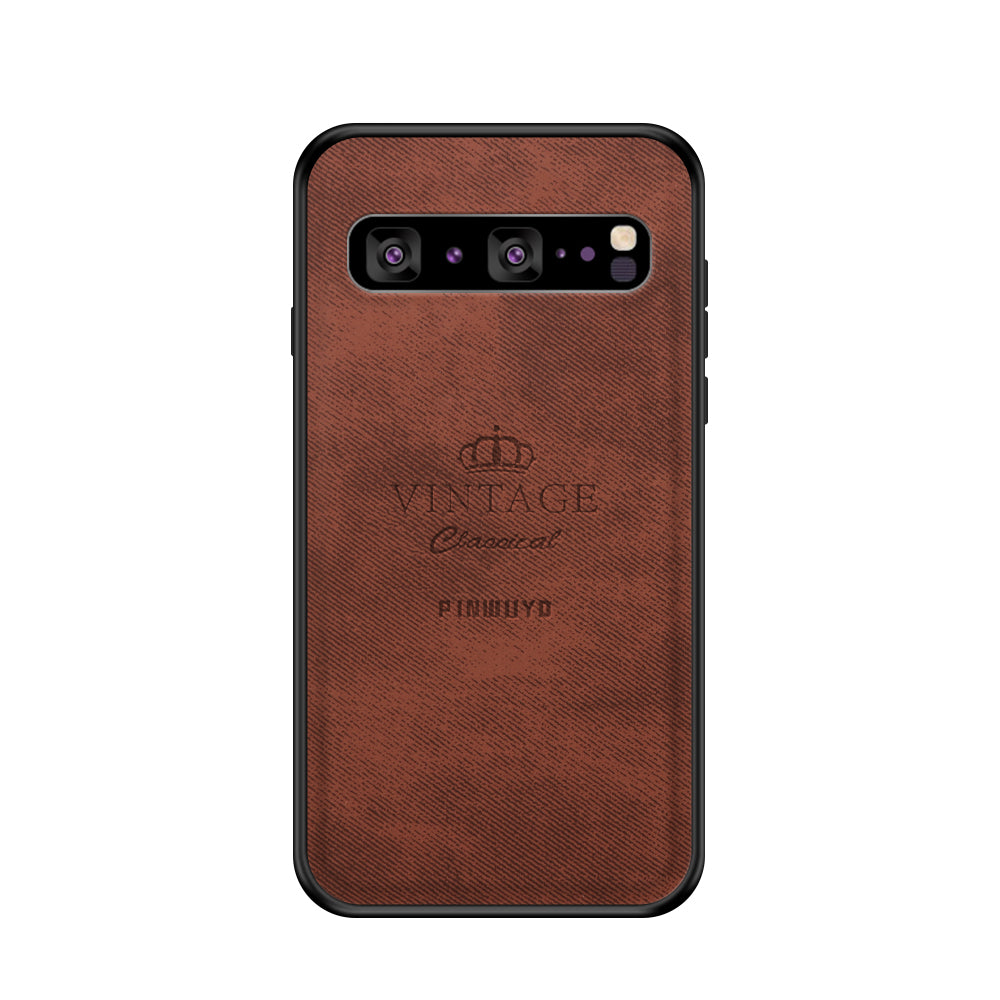 PINWUYO Honorable Series PU Leather Coated PC + TPU Hybrid Case for Samsung Galaxy S10 5G
