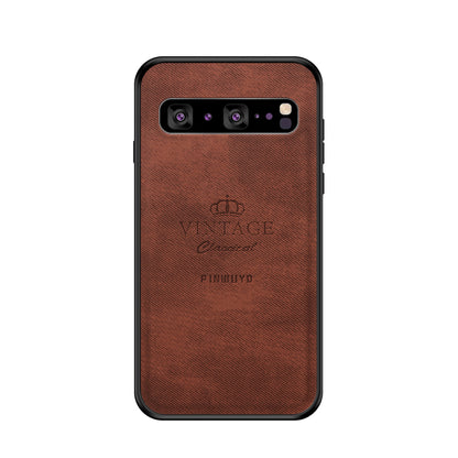 PINWUYO Honorable Series PU Leather Coated PC + TPU Hybrid Case for Samsung Galaxy S10 5G