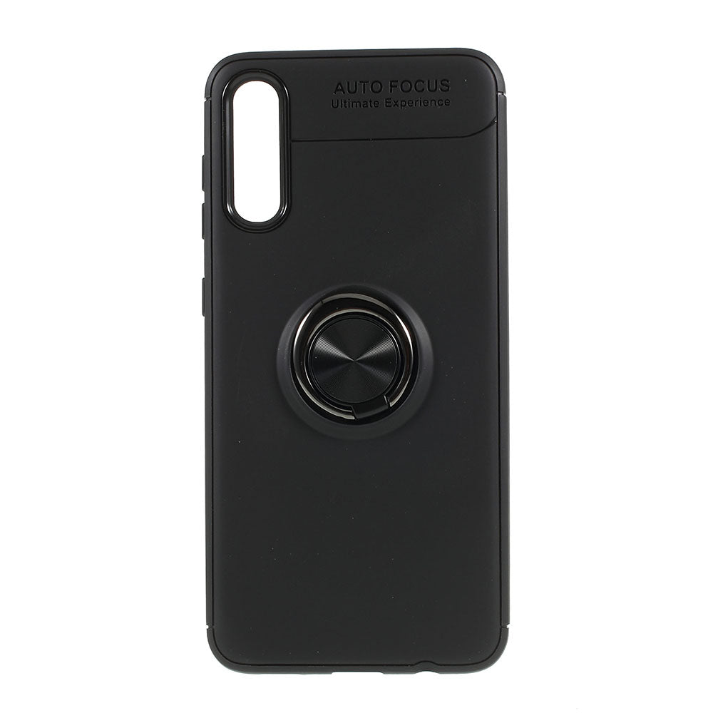 For Samsung Galaxy A50 / A50s / A30s Soft TPU Phone Case with Ring Holder Magnetic Kickstand