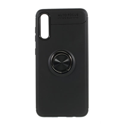 For Samsung Galaxy A50 / A50s / A30s Soft TPU Phone Case with Ring Holder Magnetic Kickstand