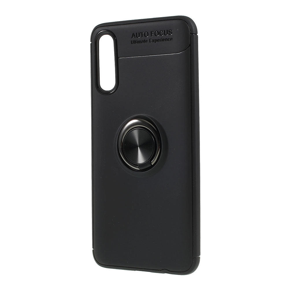 For Samsung Galaxy A50 / A50s / A30s Soft TPU Phone Case with Ring Holder Magnetic Kickstand