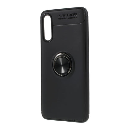 For Samsung Galaxy A50 / A50s / A30s Soft TPU Phone Case with Ring Holder Magnetic Kickstand